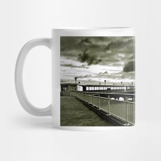 Bournemouth Pier And Beach Dorset Mug